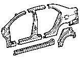 Toyota SIDE MEMBER parts diagram