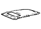 Toyota ROOF HEADLINING & SILENCER PAD parts diagram