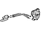 Toyota FRONT DOOR LOCK & HANDLE parts diagram