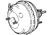 Toyota BRAKE BOOSTER & VACUUM TUBE parts diagram